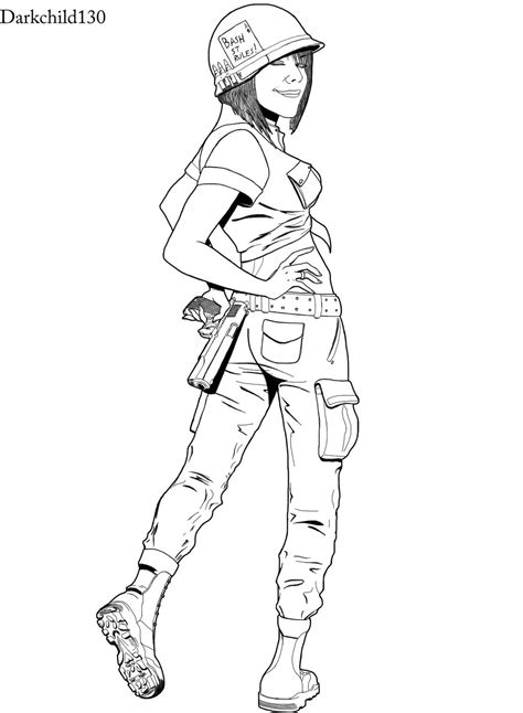 Female Soldier Drawing At Getdrawings Free Download