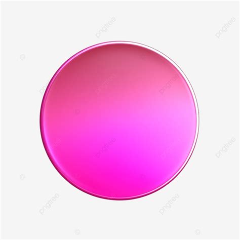 Pink Gradient Circle Gradient Circle Button Gradient Modern Shape