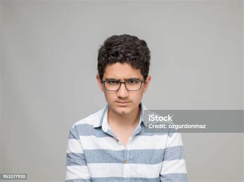 Portrait Of Angry Teenage Boy Stock Photo Download Image Now