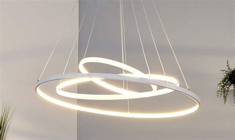 Lampadari a led moderni a soffitto. Lampadario a cerchio | Groupon Goods