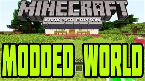 Minecraft Xbox 360 Modded World Gamplay Download Link Tu13 Youtube