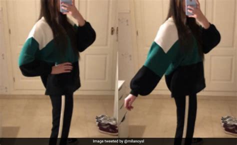 Womans Mirror Selfie Becomes Viral Optical Illusion Do You See It