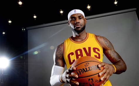 Download Wallpapers Lebron James Portrait Basketball Nba Nba Star Cleveland Cavaliers For