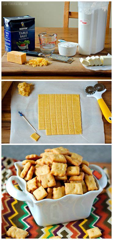 Easy Homemade Cheez It Cracker Recipe Homemade Cheez Its Baby Food