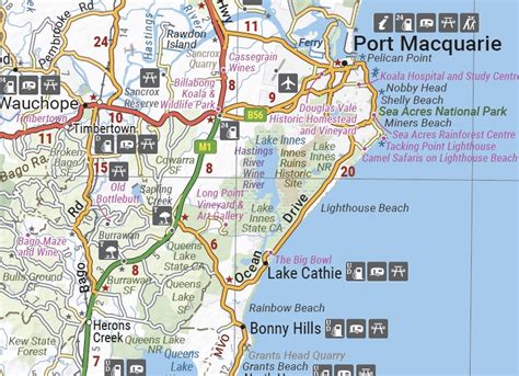 Mid North Coast New South Wales Map Hema Maps Online Shop