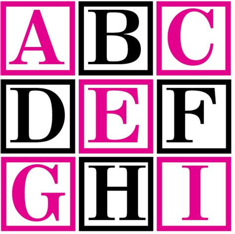 Abc Blocks Abc Block Font Free Download Clip Art On Wikiclipart