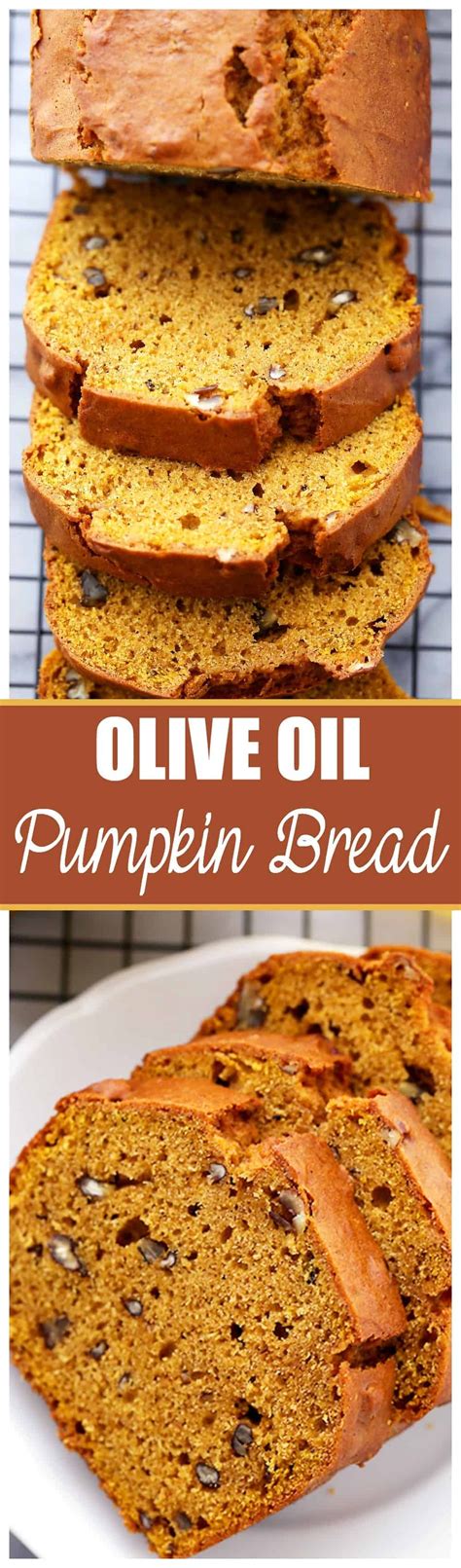 Olive Oil Pecan Pumpkin Bread Rich And Flavorful Easy To Make