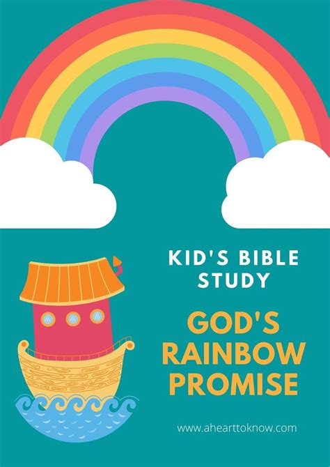 Gods Rainbow Promise Kids Bible Study Bible Study For Kids Bible