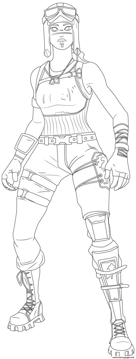 Fortnite Ghoul Trooper Coloring Page