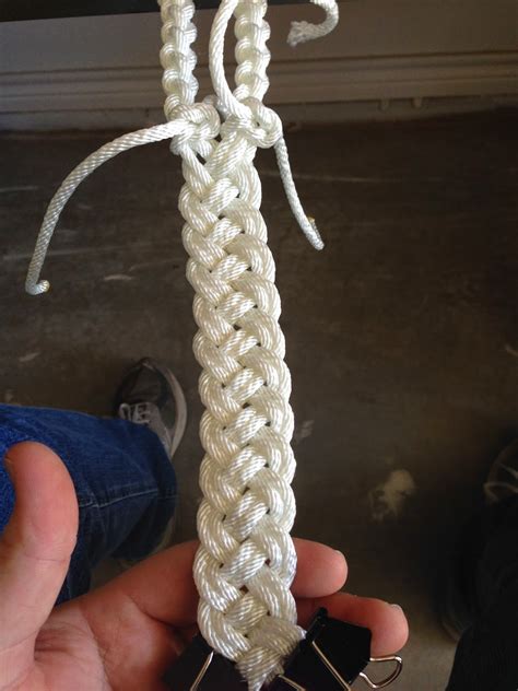I showed you how to braid paracord in two different styles. Ways To Braid Paracord. Paracord Weaves: 8 Steps