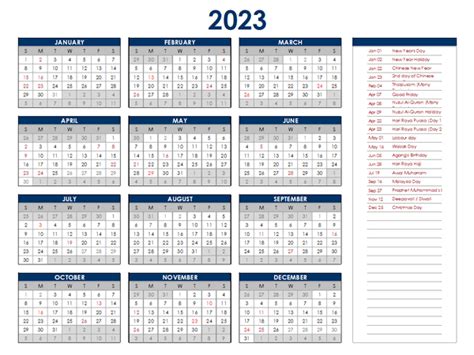 2023 Malaysia Calendar With Holidays Get Calendar 2023 Update
