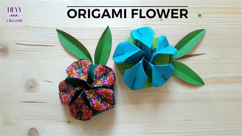 Origami Flower Tutorial Youtube