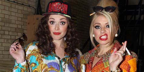 Holly Willoughby And Fearne Cotton Do Eddie And Patsy And Look