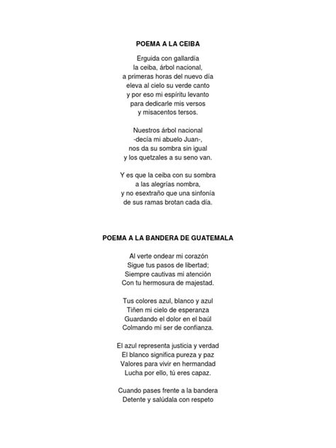 7 Poemas De Los Simbolos Patrios De Guatemala Docx Document Images Porn Sex Picture