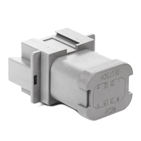 Dt04 08pa P026 Dt 8 Pin Receptacle A Key 2 4 Pin Buss In Lin