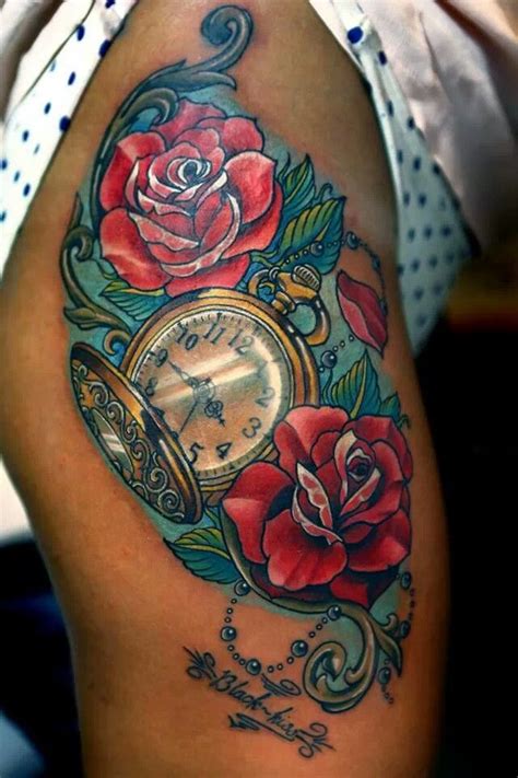 Considering they're a form of personal expression which should technically be protected by the first amendment, proponents of tattoos find it odd that they're not federally protected in the workplace. Beautiful color work | Watch tattoos, Tattoos, Rose ...