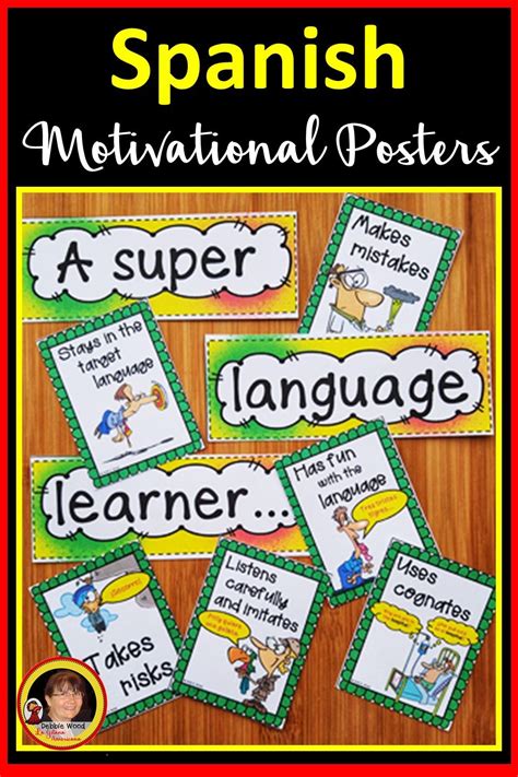 Spanish Classroom Décor Spanish Motivational Posters And Worksheets