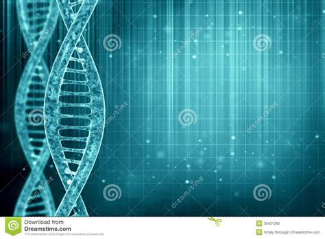 Vos diapositives doivent ressembler à la pièce. ADN De Cellules à L'arrière-plan Bleu Photographie stock ...