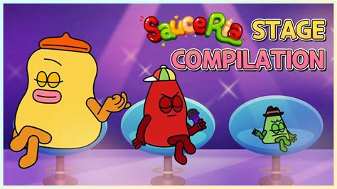 Sauceria Stage Compilation｜animation Ani Pop｜sing Along Youtube