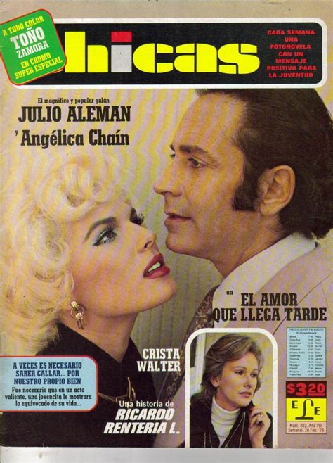 Angelica Chain Y Julio Aleman En Fotonovela Chicas 1976 13000 En Mercado Libre