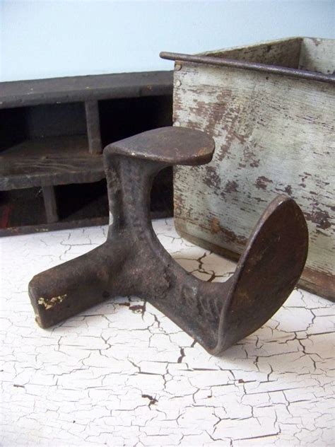 More than 10 years technical & sales support team offer you the best service. Antique Shoe Form Cobblers Tool Cast Iron by ...