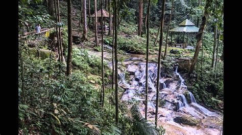 The visitors can walk up the concrete paths to reach different levels situated at different elevations. Hutan Lipur Kanching (Kanching Waterfall) - YouTube