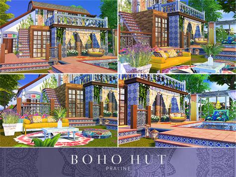 Boho Hut By Pralinesims At Tsr Sims 4 Updates