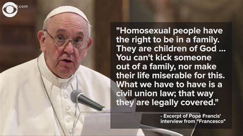 Pope Francis Endorses Civil Unions Big Step Lgbtq Leaders Say