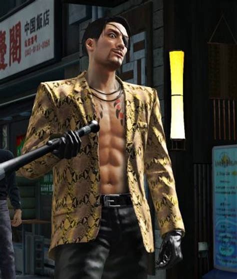Yakuza Like A Dragon Jacket Goro Majima Snakeskin Jacket