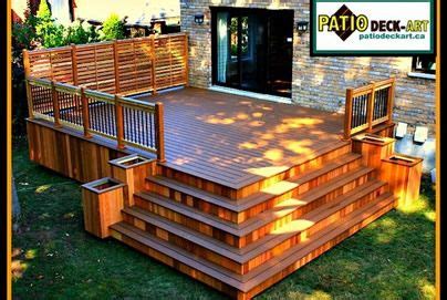 La roulotte comprend une chambre fermée à l'avant avec 1 lit queen, 2 lits superposés à l'arrière dont 1 lit double et 1 lit simple. rampe de patio - Recherche Google | Patios extérieurs ...
