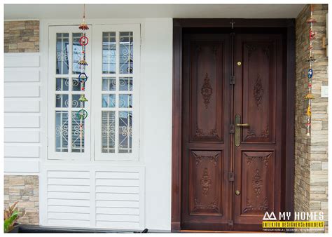 Teak Wood Kerala Style Front Single Door Designs For Houses Blog