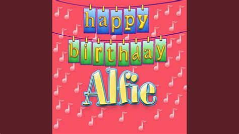 Happy Birthday Alfie Personalized Youtube