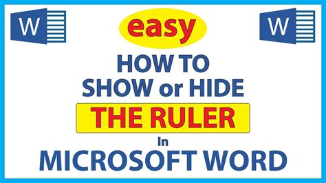 Microsoft Word How To Show Or Hide The Ruler In Word 365 2023