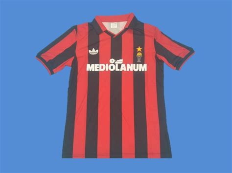 Ac Milan 1990 1991 Baresi 6 Home Jersey Intercontinental Classic Jersey