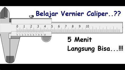 Hasil akhir pengukuran jangka sorong : Cara Membaca Vernier Caliper / Jangka Sorong - YouTube