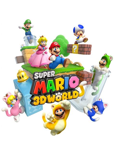 Super Mario 3d World Poster 13x19