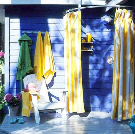 Outdoor Shower Curtain Ideas Interesting Ideas For Home