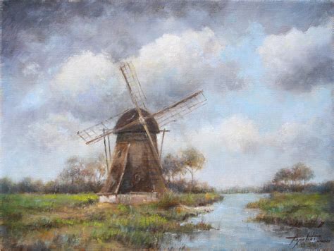 Windmill Painting