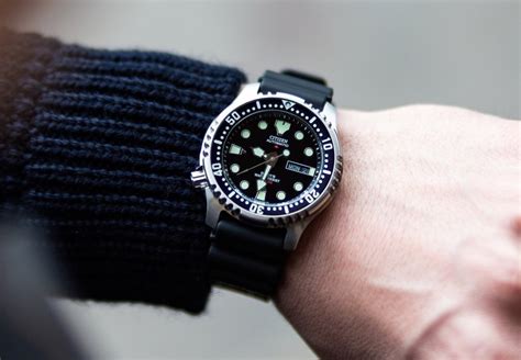 Review Citizen Promaster Marine Automatic Green Dial NY0100 50XE