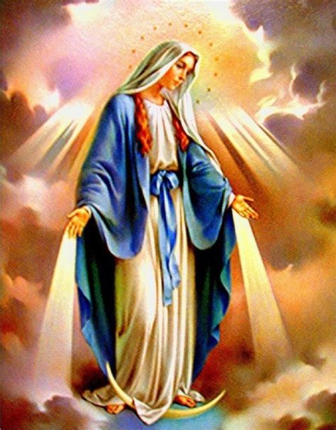 The Crown Of Twelve Stars Assumption Of Mary Blessed Mother Mary