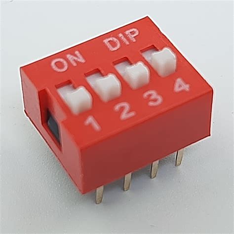 Dip Switch De 4 Bits 254mm Tettsa Tienda