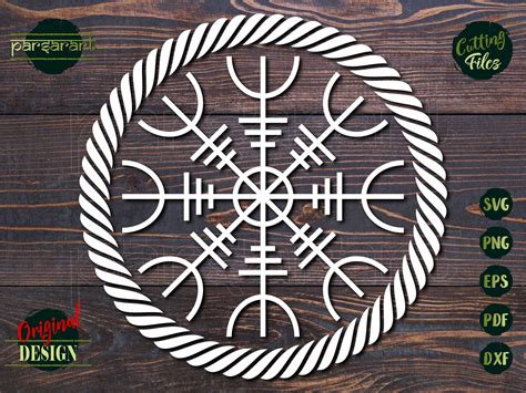 Helm Of Awe Svg Viking Symbol Svg Nordic Compass Clipart Etsy