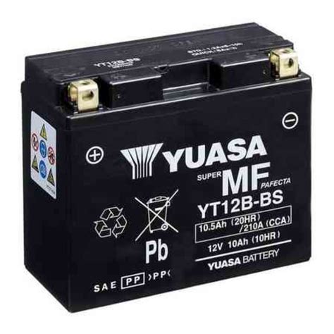 Batterie Moto Yuasa Yt12b Bs Norautofr