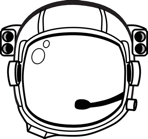 Astronaut Clipart Outline Astronaut Outline Transparent Free For