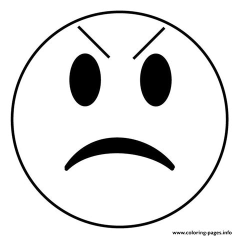 Emoji flat emoticons set modern flat smileys icon. Print Angry Face emoji coloring pages | Emoji coloring ...