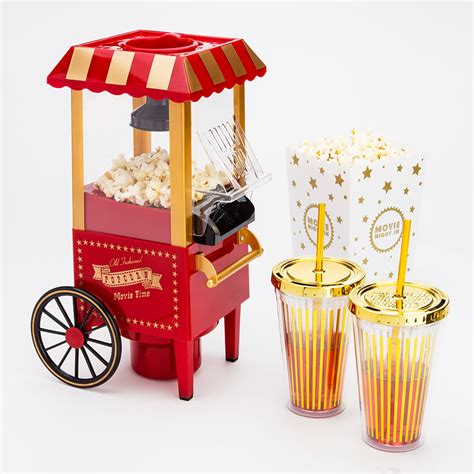 Popcorn Cart And Popcorn Set