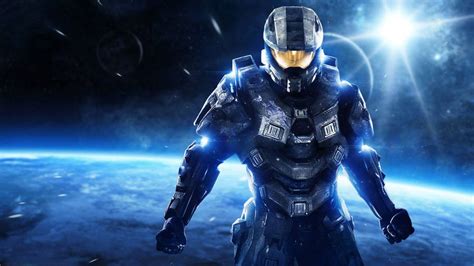 Download Cool Master Chief In Space Wallpaper