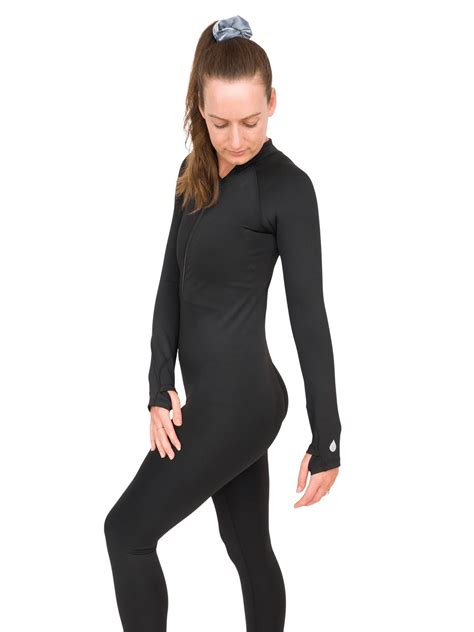 Black Dive Skinsun Protection Suit Upf 50 Full Body Protection