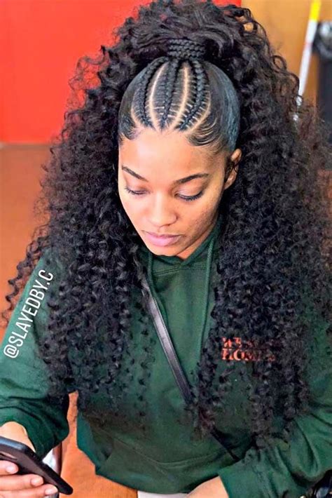 Thick braids combined with curly hair is a beautiful boho style you can achieve with crochet. 40 Best Big Box Braids Hairstyles in 2020 | Natural hair ...