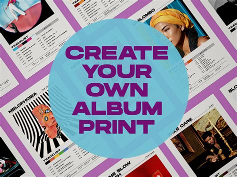 Custom Album Cover Print Create Your Own Album Cover Print Etsy Uk